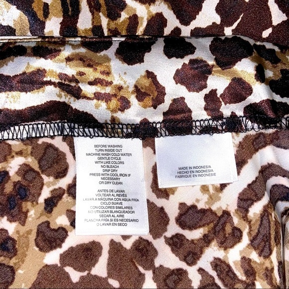 NWT Anne Klein Animal Print Patterned A-Line Skirt - Picture 10 of 12